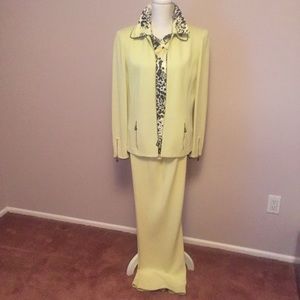 Spring Time Pant Suit with Silk Blouse